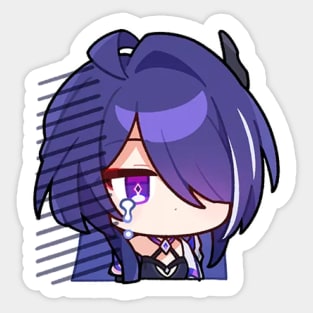 Honkai Star Rail Chibi Acheron 4 Sticker